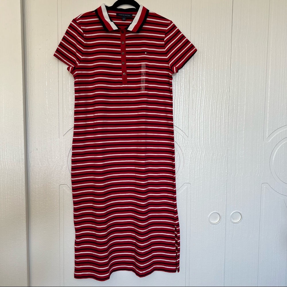 Tommy Hilfiger Striped Polo Dress